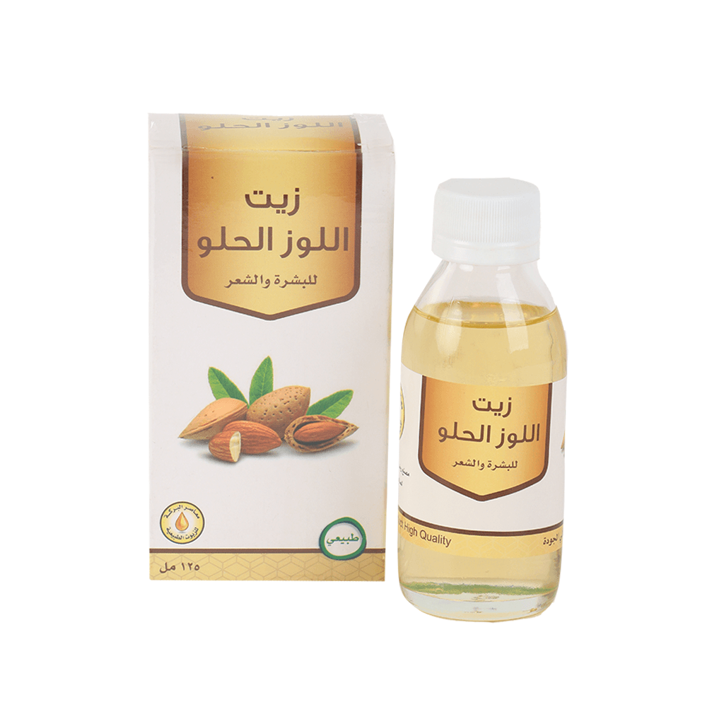 البركة زيت اللوز الحلو للبشرة والشعر - 125مل