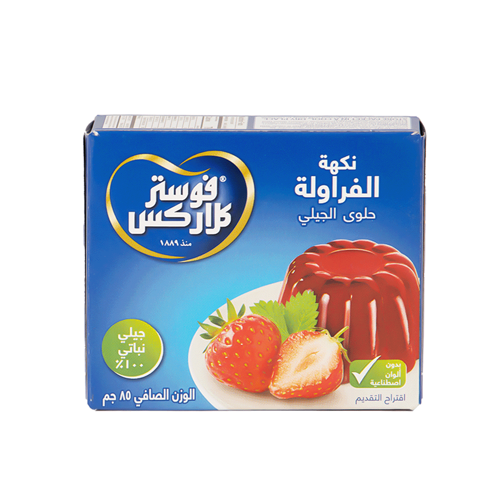 فوستر كلاركس حلوى جيلي بنكهة الفراولة - 85 جم