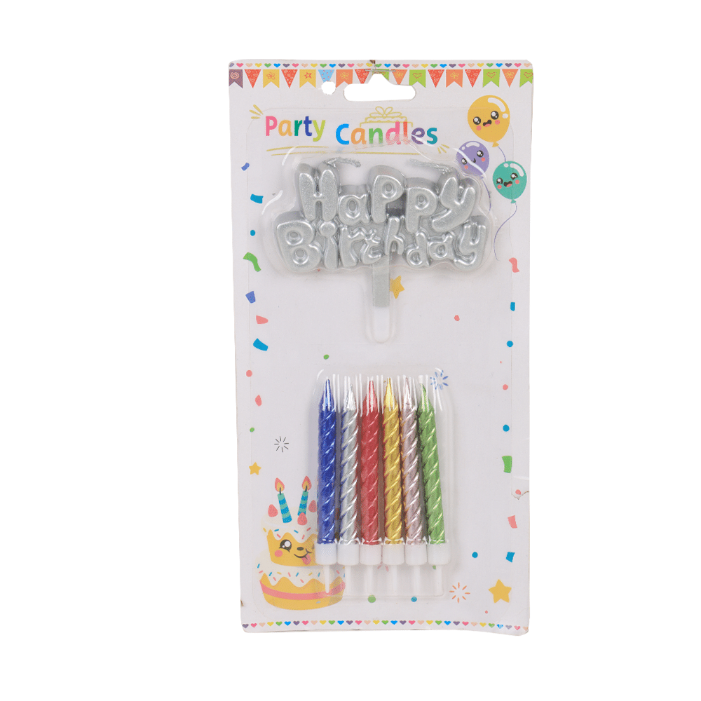 مجموعة شموع عيد الميلاد - 6 شمعات