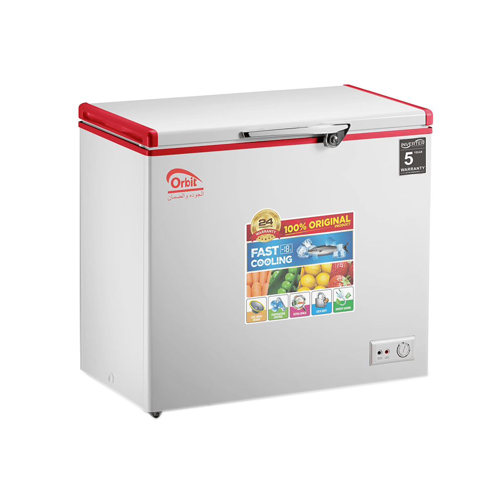 أوربت فريزر بتجميد انفرتر بدون اقلاع سعة 260 لتر - موديل BD(W)-260 وقوة 110 واط