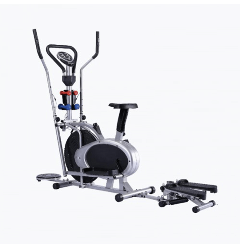 جهاز اليبتكال بيك الرياضي متعدد الاستخدامات 7 في 1 مع تويستر و4 دمبلز