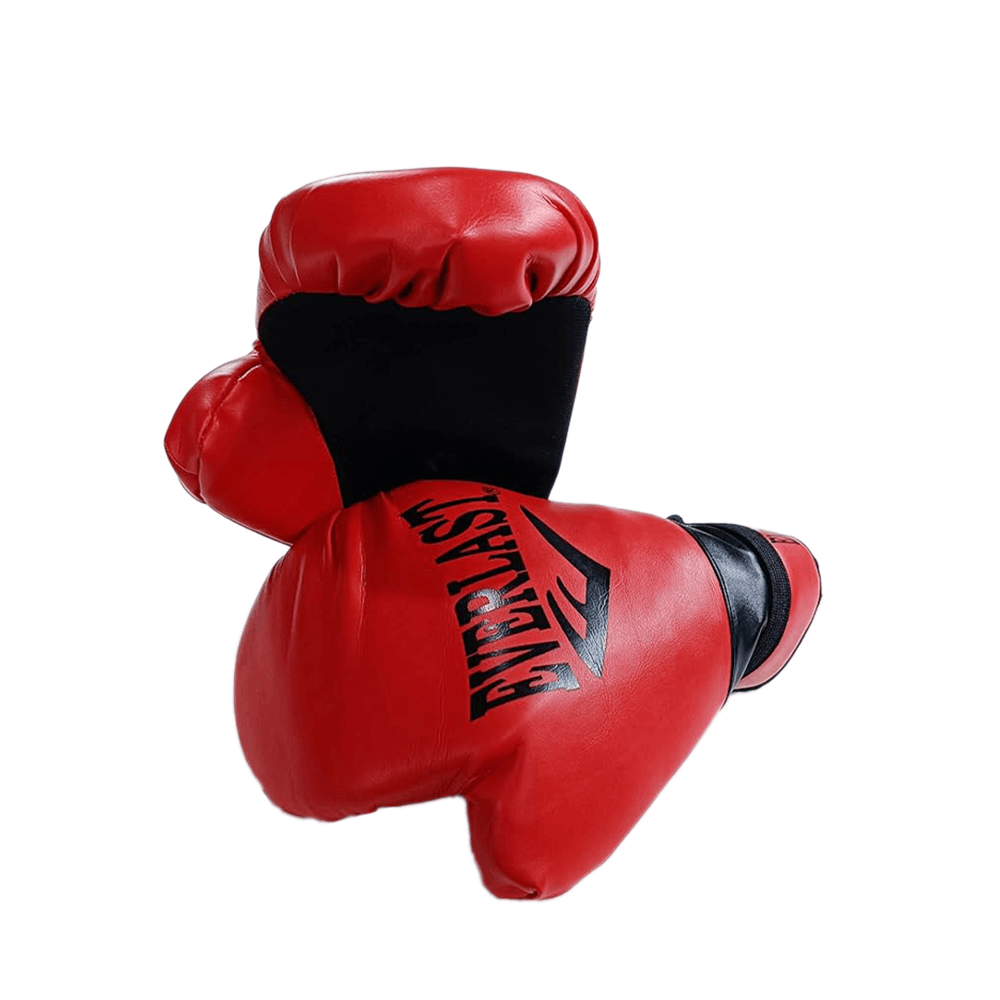 قفازات ملاكمة لون أحمر - للجنسين مقاس 6