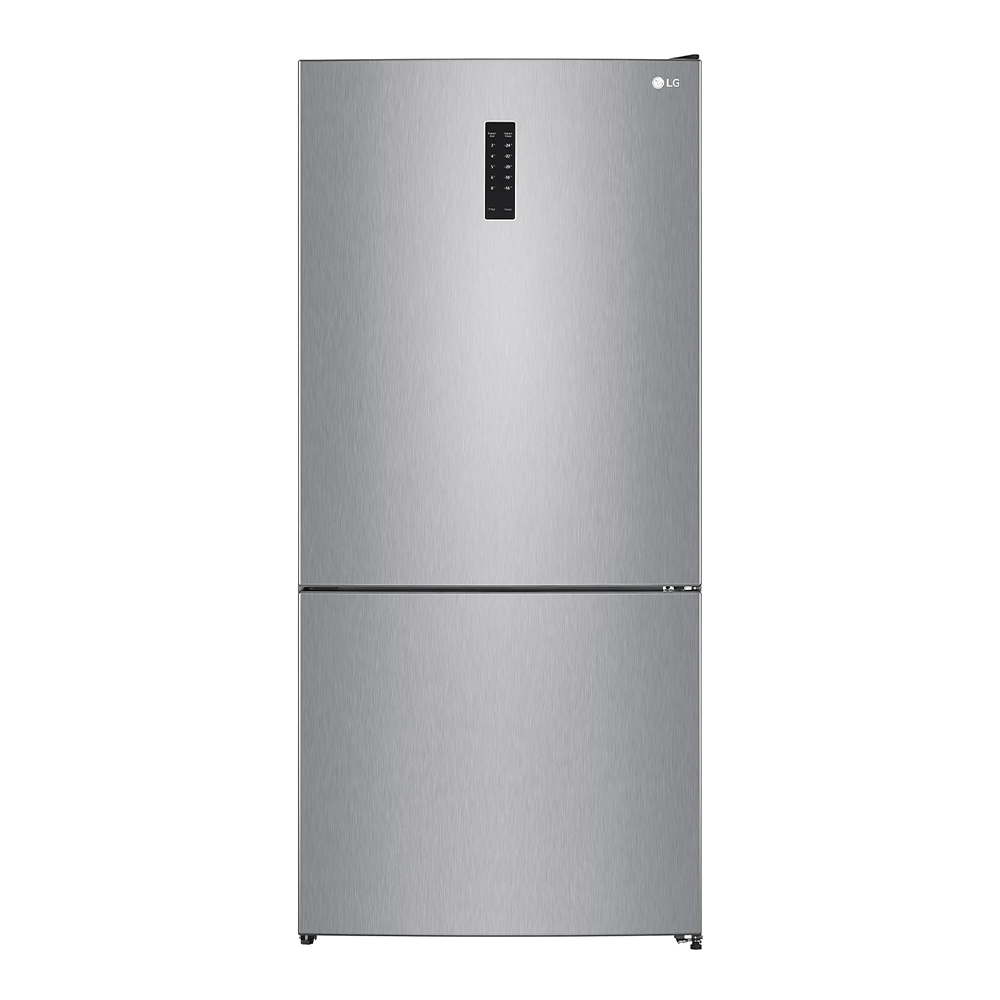 ال جي  ثلاجة بابين  لون فضي - موديل GCFB507PQAM