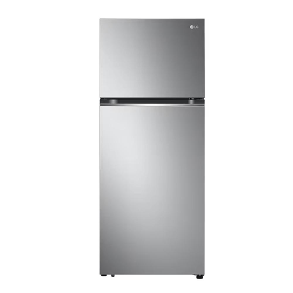 أل جي ثلاجة بفريزر علوي14 قدم مع تدفق هواء متعدد موديل GN-B472PLGB باللون الفضي - 340 لتر