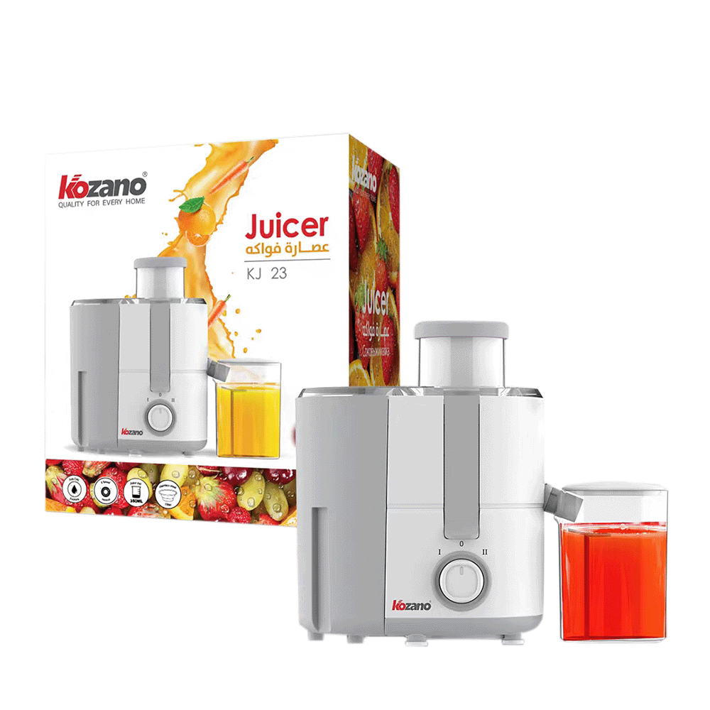 كوزانو عصارة كهربائية سعة 0.35 لتر بقوة 600 واط - موديل KJ23