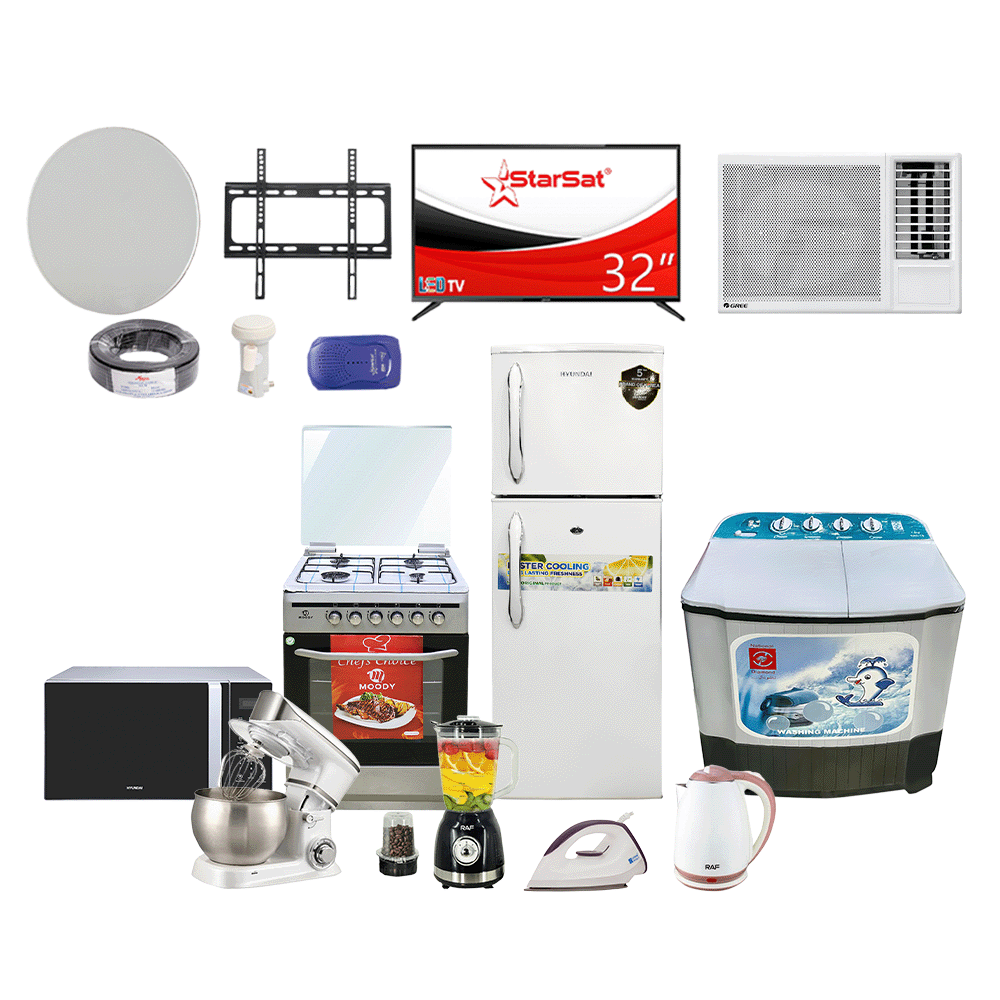باكج الأجهزة المنزلية الكاملة - عدد 15 جهاز كهربائي