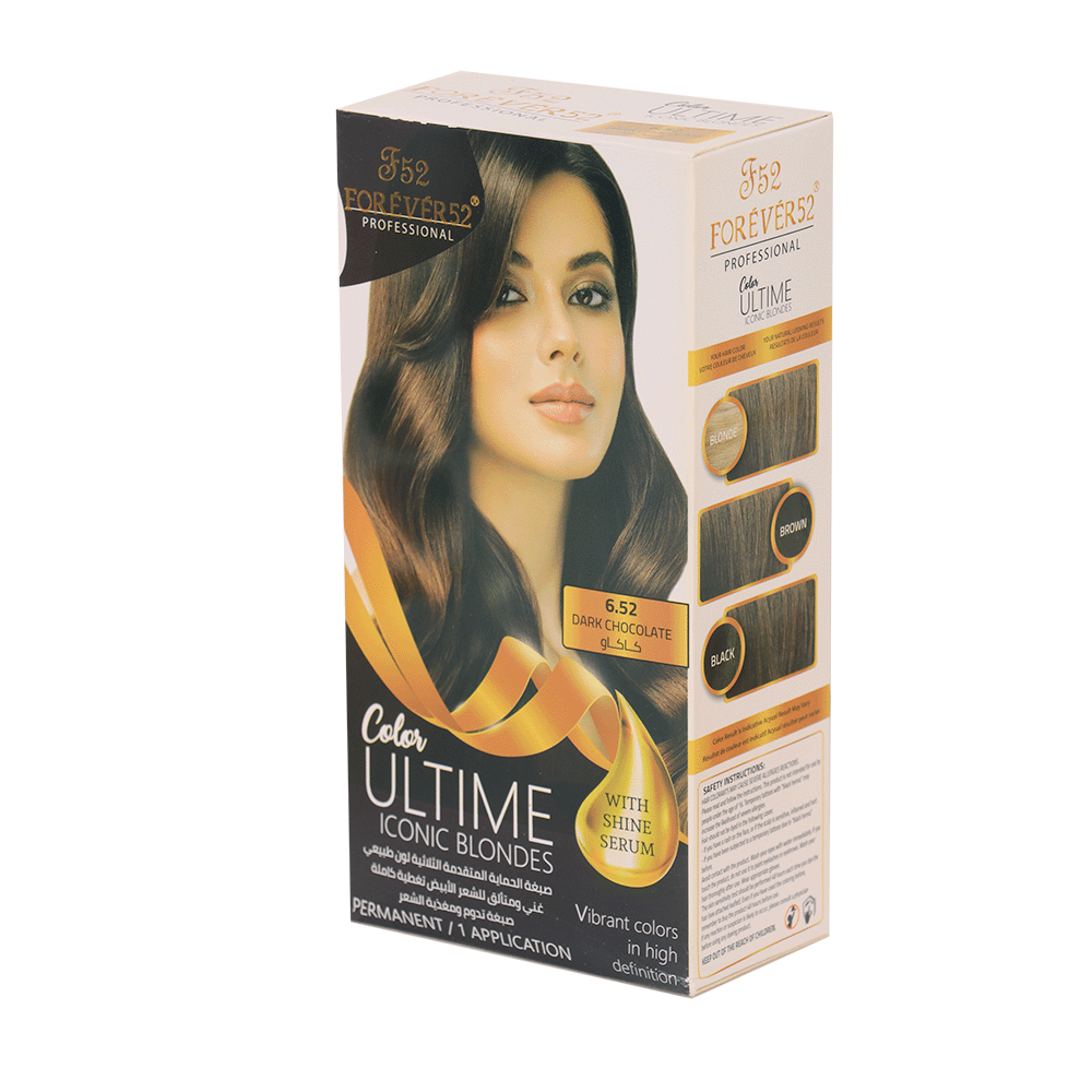 فور ايفر 52 صبغة شعر دائمة مع تغطية كاملة للشيب - كاكاو