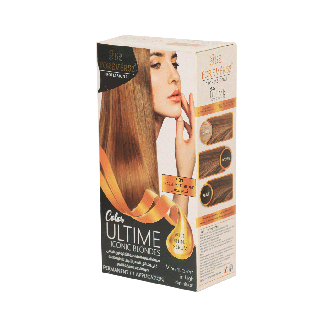 فور ايفر 52 صبغة شعر دائمة مع تغطية كاملة للشيب - أشقر بندقي