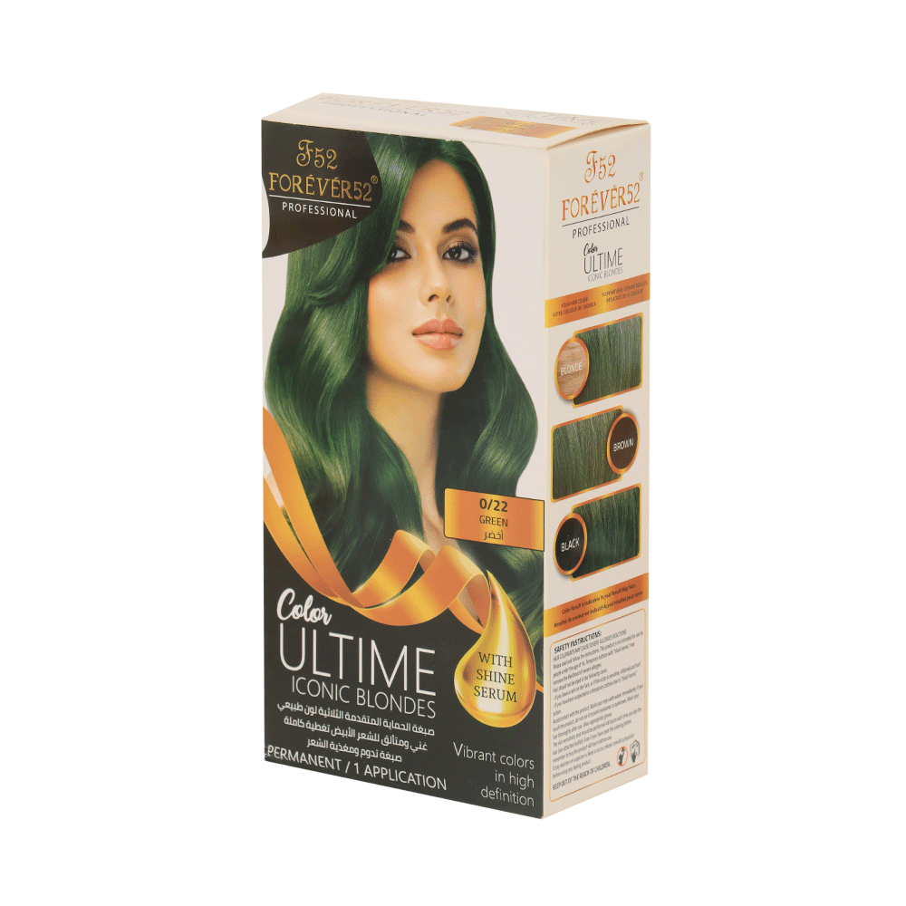 فور ايفر 52 صبغة شعر دائمة مع تغطية كاملة للشيب - أخضر