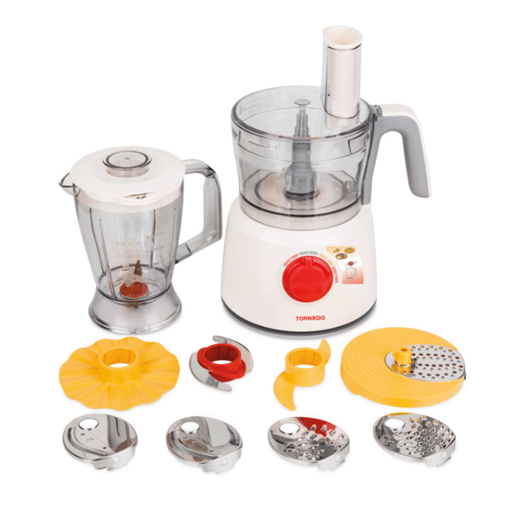 تورنيدو محضرة طعام كهربائية سعة 1.2 لتر وقوة 1000 واط - موديلTFP1000CC