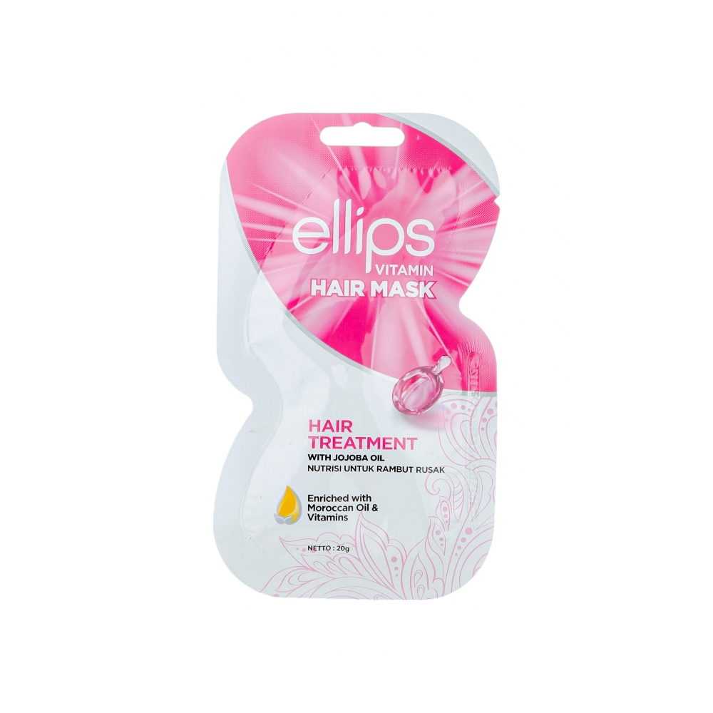 إيليس قناع فيتامين للشعر التالف بزيت الجوجوبا وزيت الأرجان - 20 جم