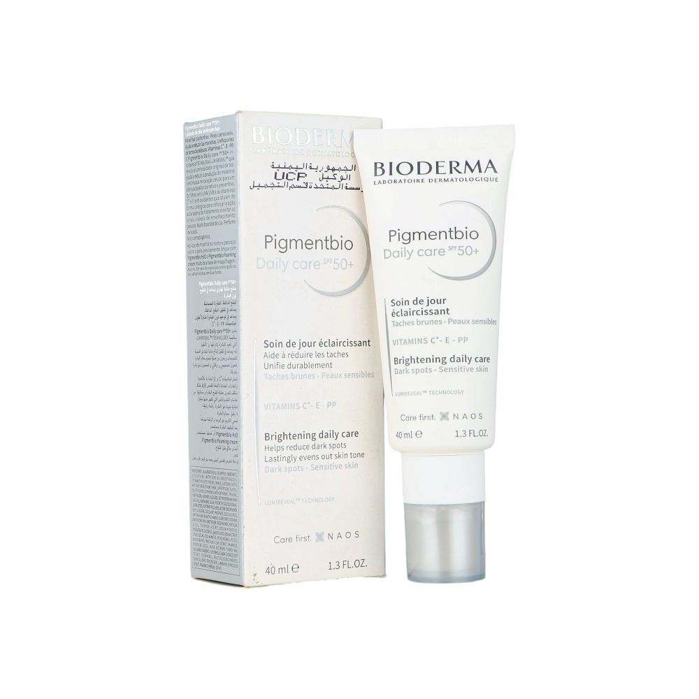 بيوديرما بيجمنت بيو كريم نهاري بمعامل حماية +50 لتفتيح البشرة - 40 مل