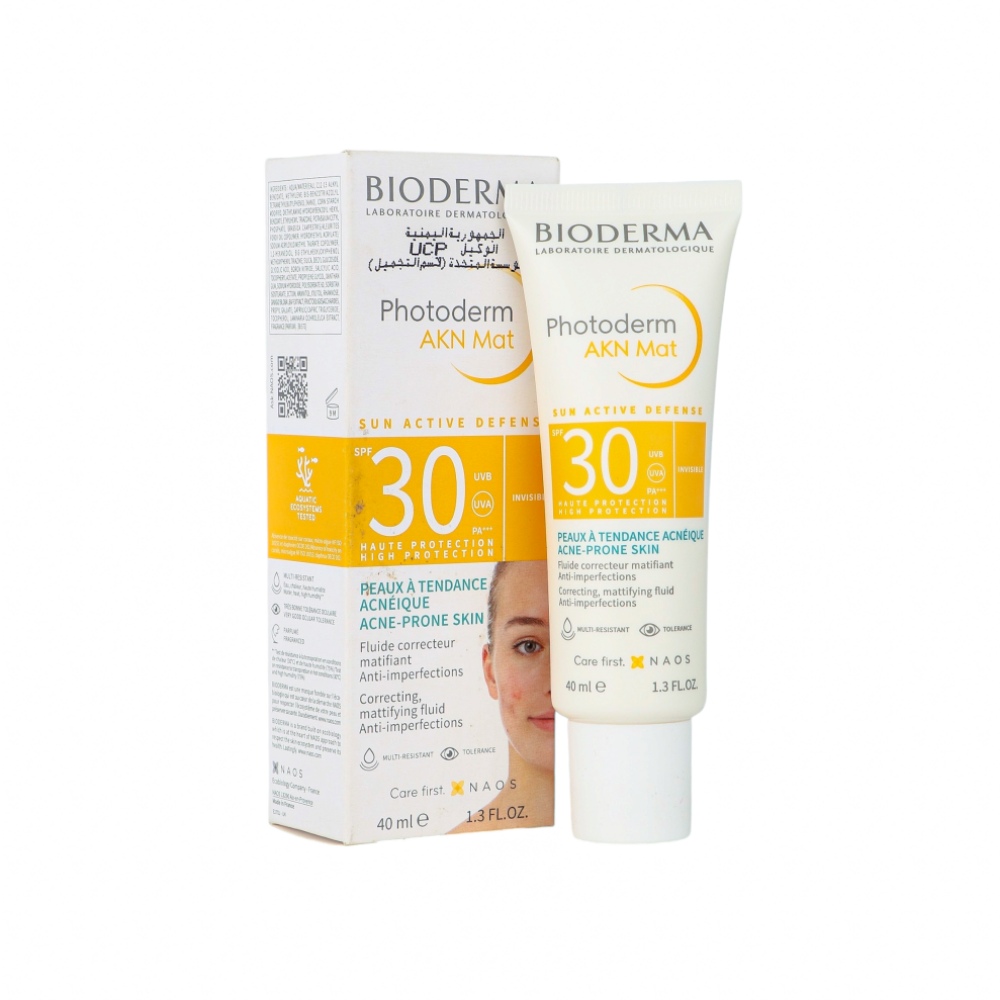 بيوديرما فوتوديرم اكن مات SPF 30 للبشرة المعرضة لحب الشباب - 40 مل