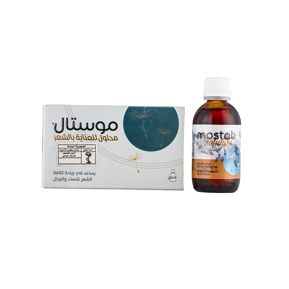 موستال محلول للعناية بالشعر يزيد الكثافة ويمنع التساقط - 60 مل