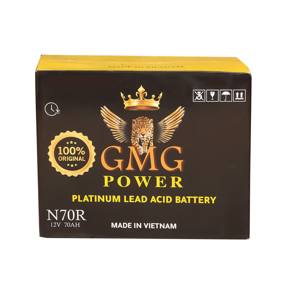 جي إم جي بطارية بجهد 12 فولت سعة 70 أمبير - موديل N70R