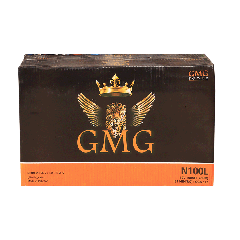 جي إم جي بطارية بجهد 12 فولت سعة 100 أمبير - موديل N100L