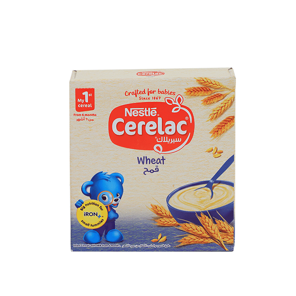 نستله سيريلاك دقيق حبوب القمح والحليب - عمر 6 أشهر 125 جم