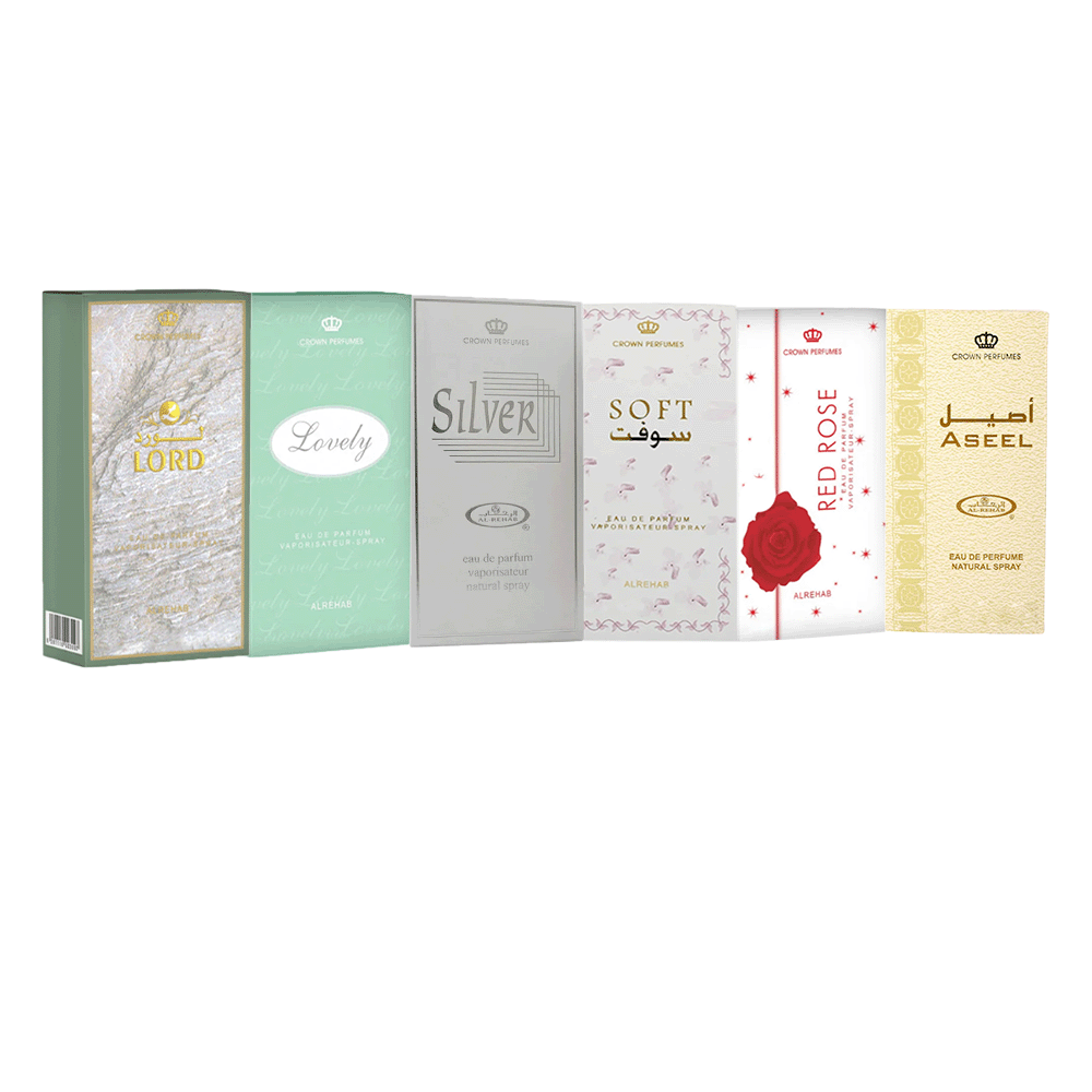 الرحاب مجموعة العطور المدرسية عدد 6 قطع - 35 مل