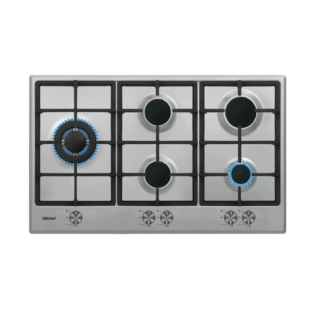 طباخة غاز نوبل 5 شعلات - موديل NBH9501SSH
