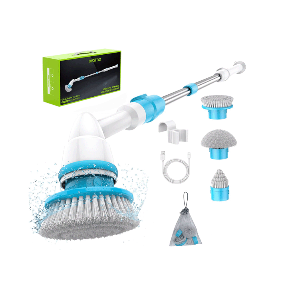 ‏ اورايمو فرشاة تنظيف كهربائية دوارة مع 3 رؤوس - موديل OSS-L101A ‏