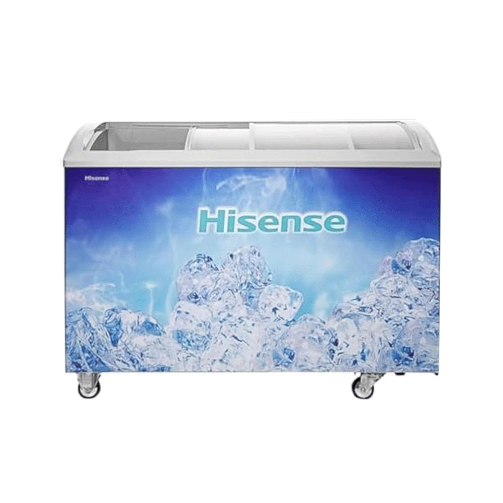 فريزر باب منزلق هايسنس - سعة 395 لتر - موديل ICC394N4AWU