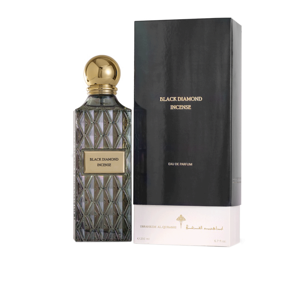 ابراهيم القرشي عطر بلاك دايموند انسنس للرجال أصلي 200 مل