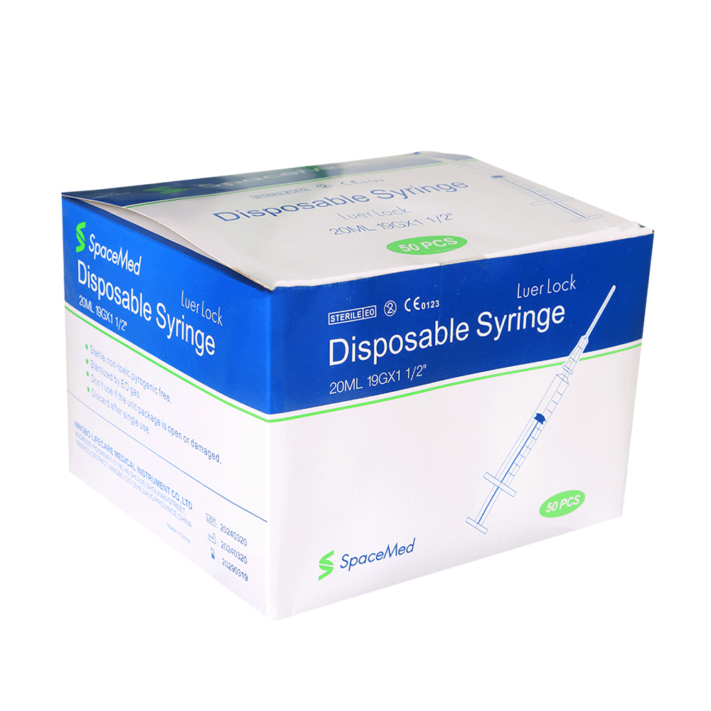 سبيس ميد سيرنج سعة 20 مل - عدد 50 حبة