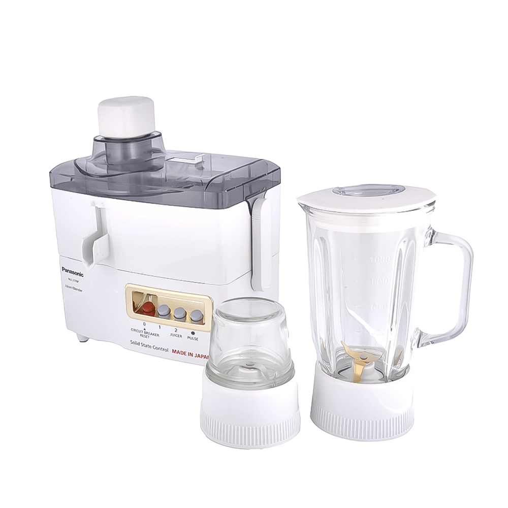 باناسونيك عصارة كهربائية 3 × 1 بسعة 1 لتر - موديل MJ-M176PWTZ