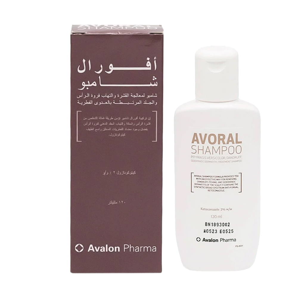 شامبو ضد القشرة افورال افالون فارما - 120 مل