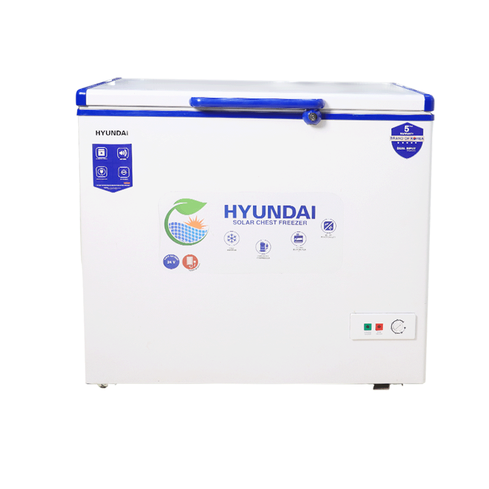 هيونداي فريزر تجميد نظامين مع المحول 157 لتر - موديل 160CC