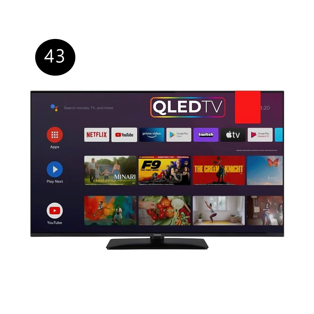 ايوا تلفزيون 43 بوصة سمارت بنظام اندرويد 13 - موديل 43QS8503UHD