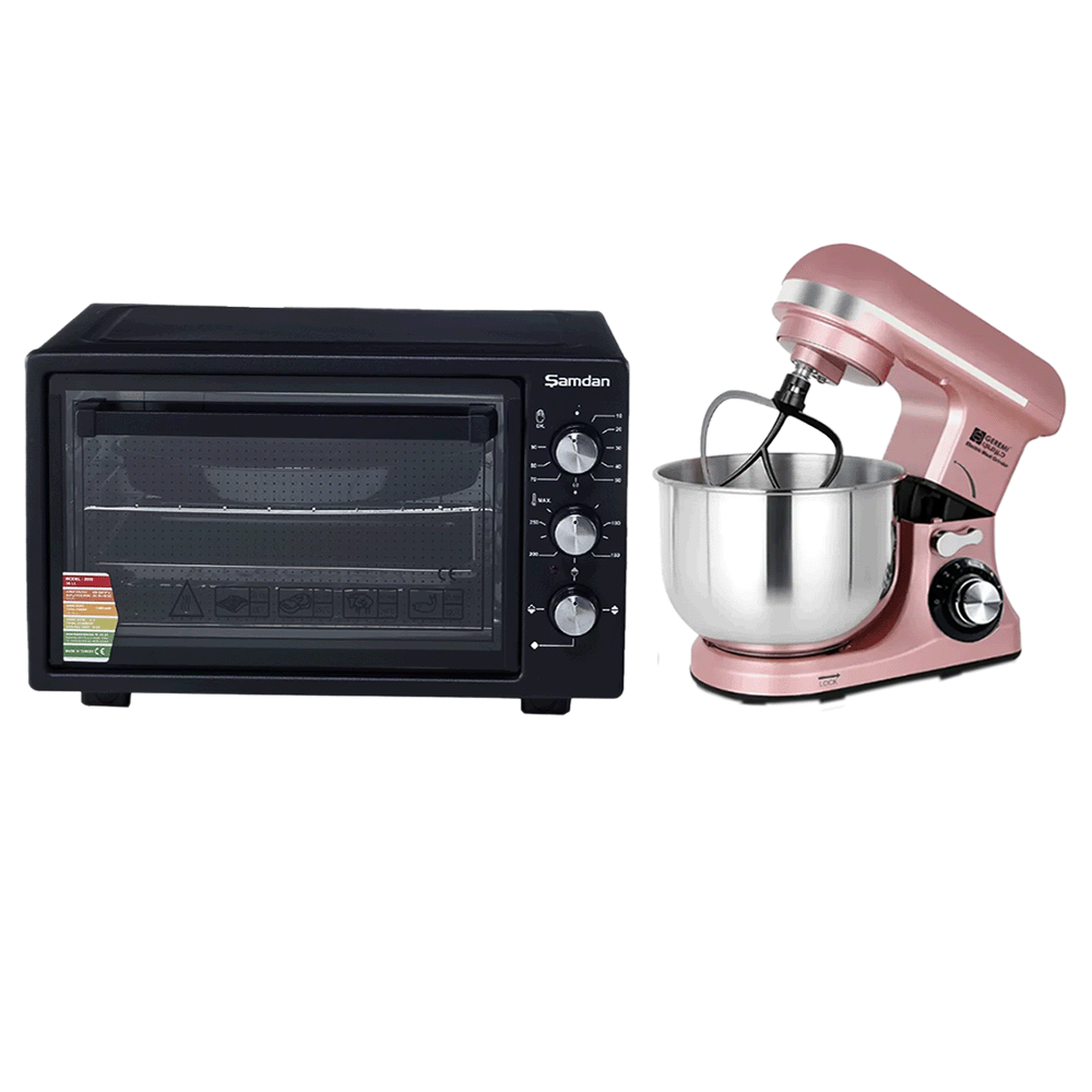 باكج أجهزة المطبخ من جيرمي عجانة كهربائية و سمدان فرن كهربائي