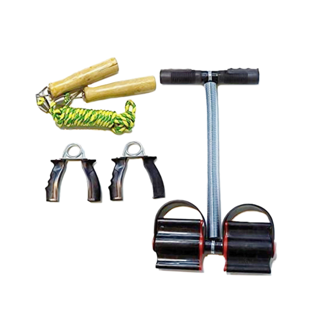 مجموعة أدوات التمرين المنزلية متعددة الاستخدام - عدد 4 قطع