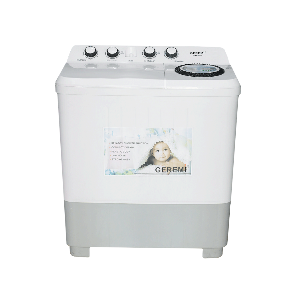 غسالة نصف أوتوماتيك جيرمي حوضين سعة 9 كجم - موديل GWM-907