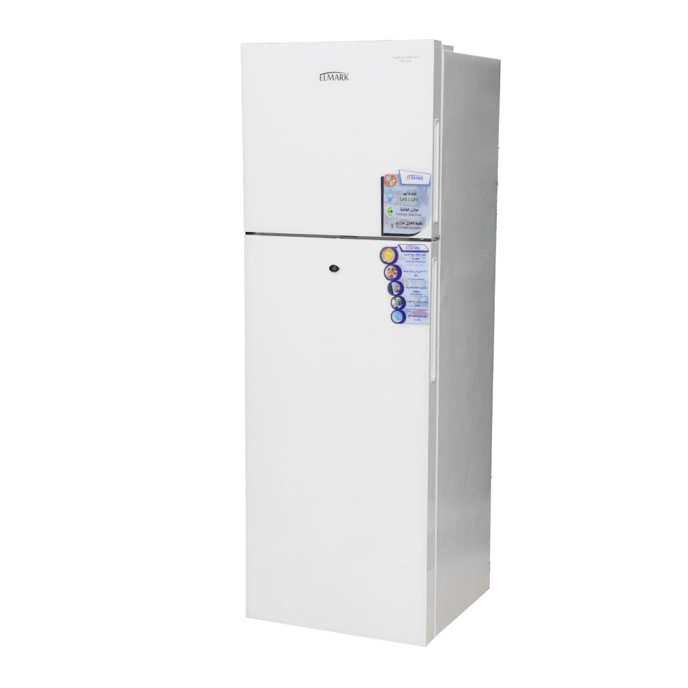 ثلاجة كهربائية المارك ببابين سعة 310 لتر - موديل ELM-310