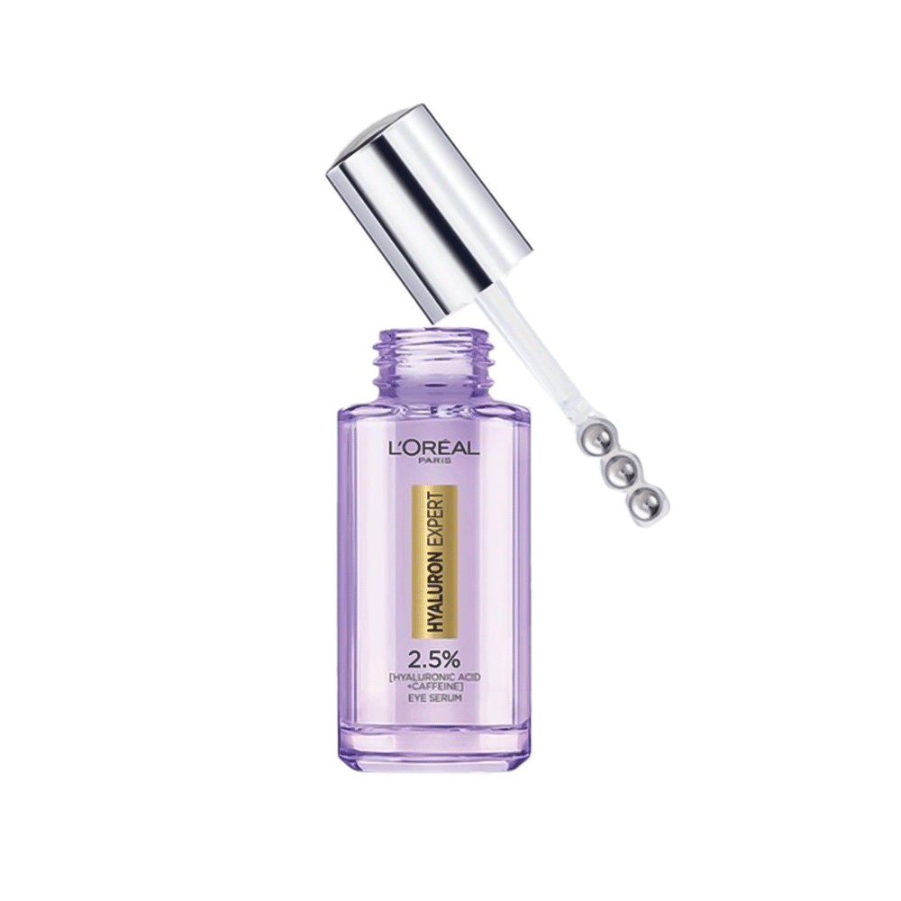 لوريال باريس سيروم العيون بحمض الهيالورونيك لترطيب البشرة - 20 مل