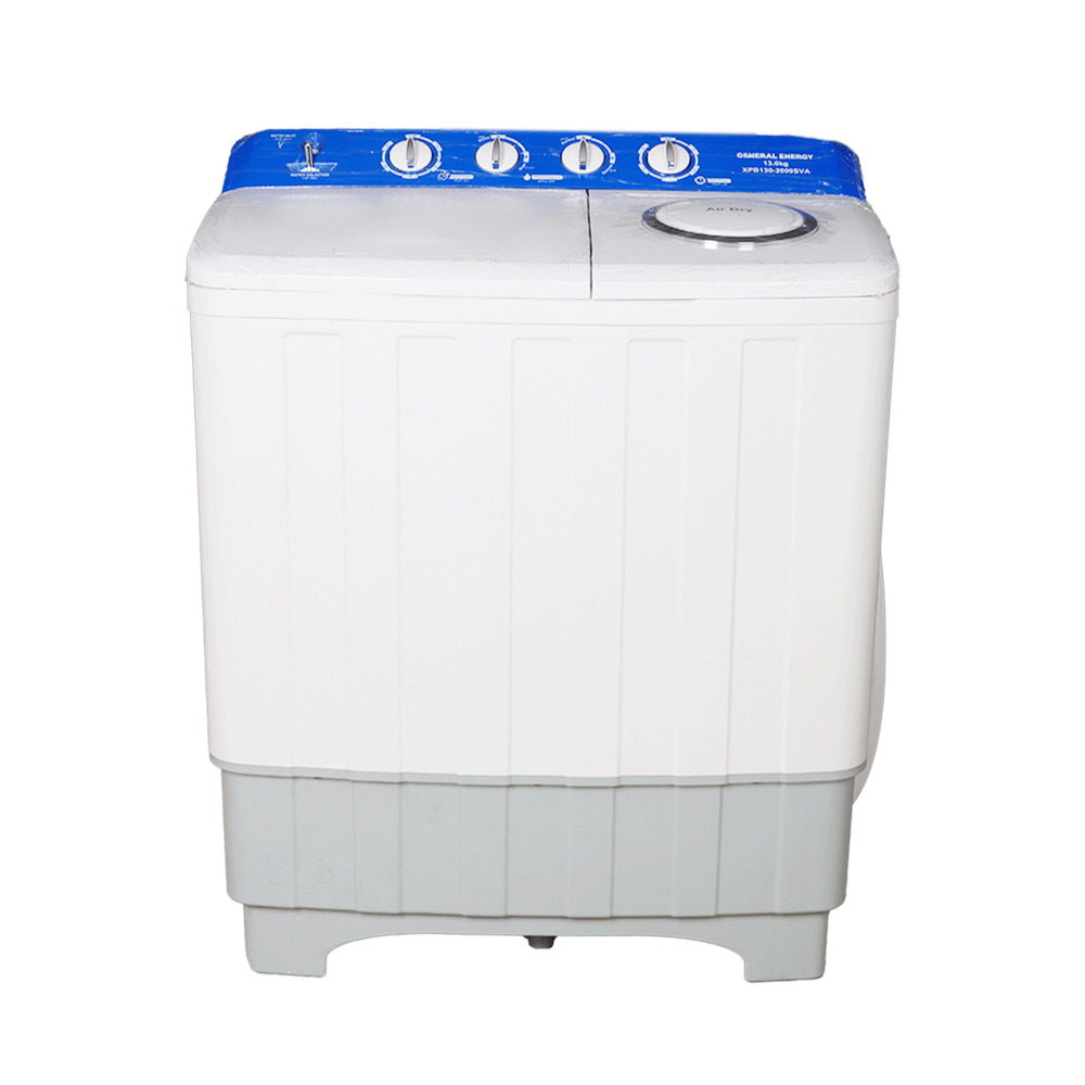 غسالة نصف أوتوماتيك ماس حوضين بسعة 13 كجم - موديل MASS-202412K.LZ