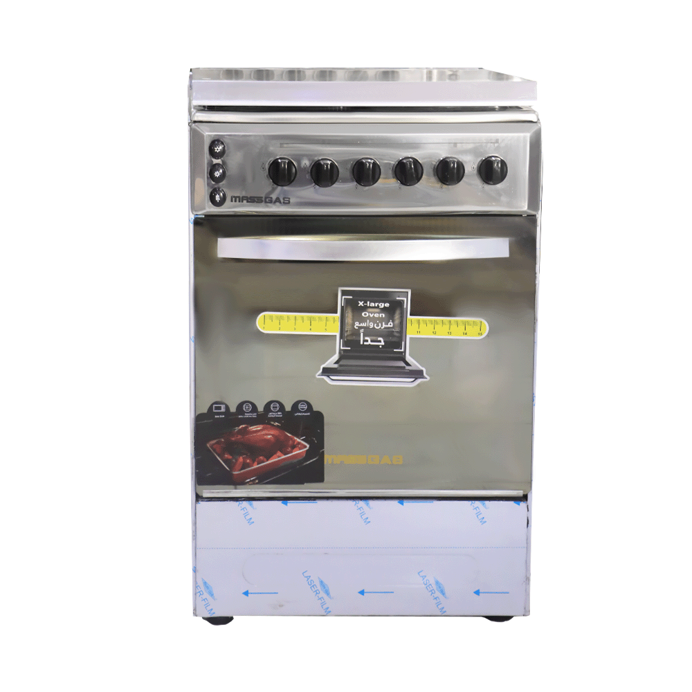 طباخة غاز ماس 4 شعلات مقاس 55 × 55 سم - موديل PC-555S