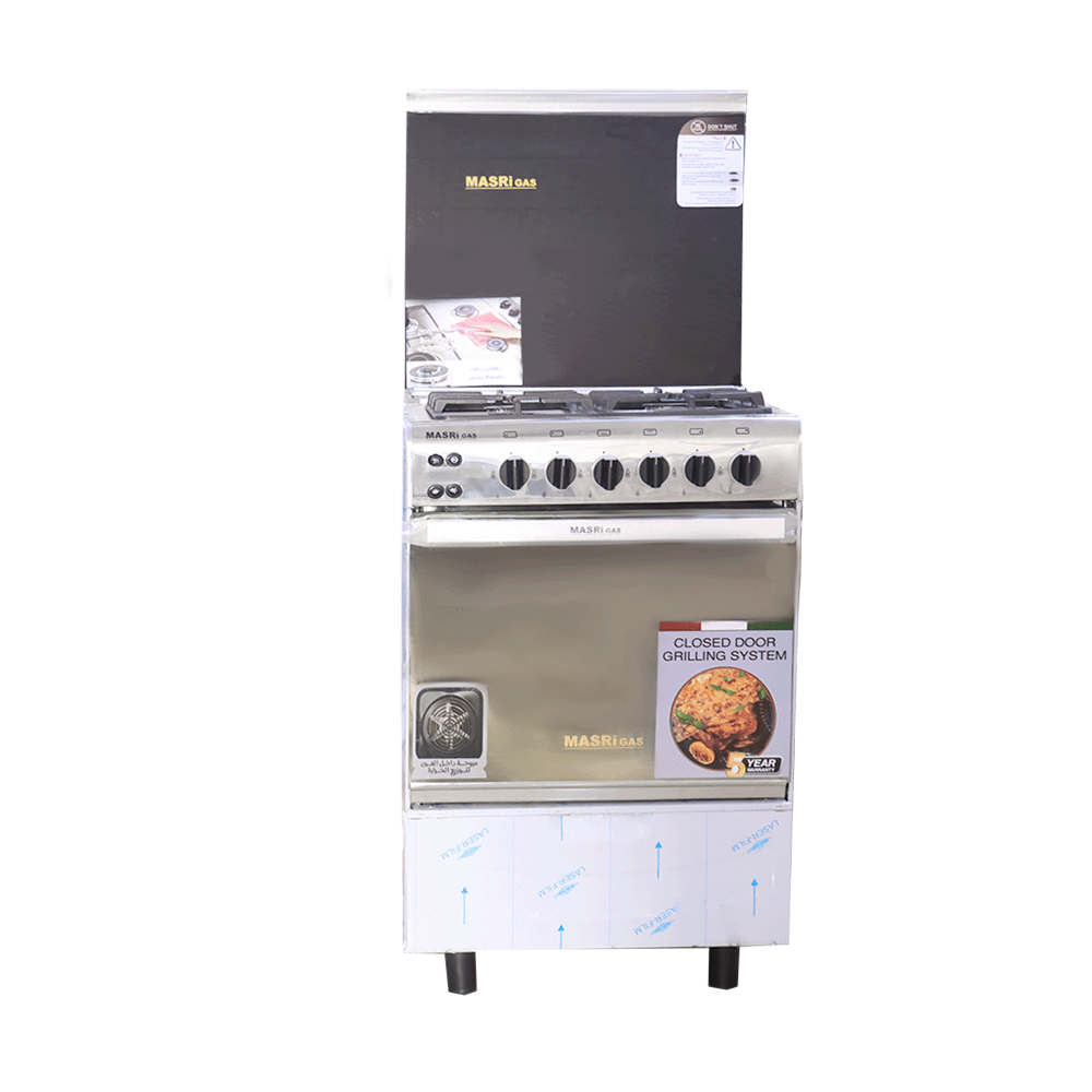 طباخة غاز ماس 4 شعلات مقاس 60 × 60 سم