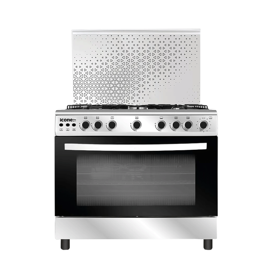 ايكون طباخة غاز 5 شعلات مقاس 60 × 90 سم - موديل IC-CK-9060-B11