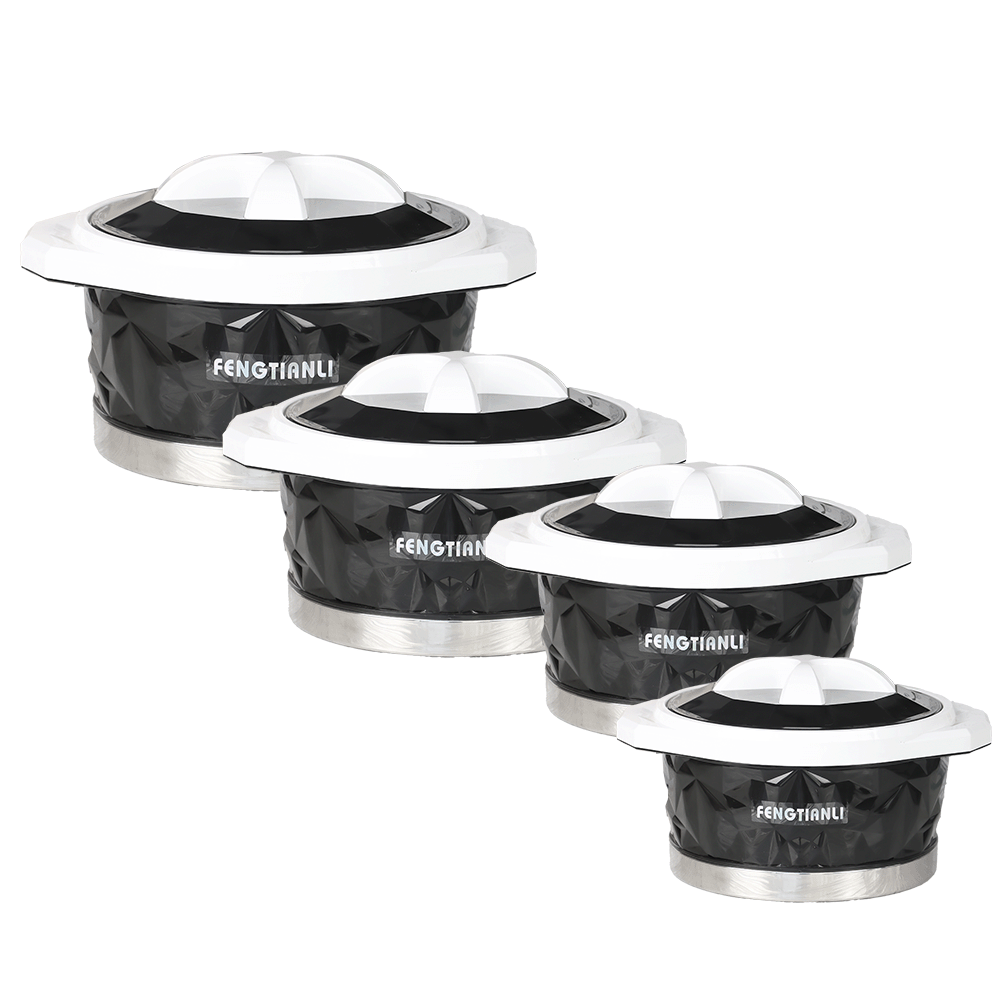 حافظة طعام بلاستيكية بتصميم أنيق - عدد 4