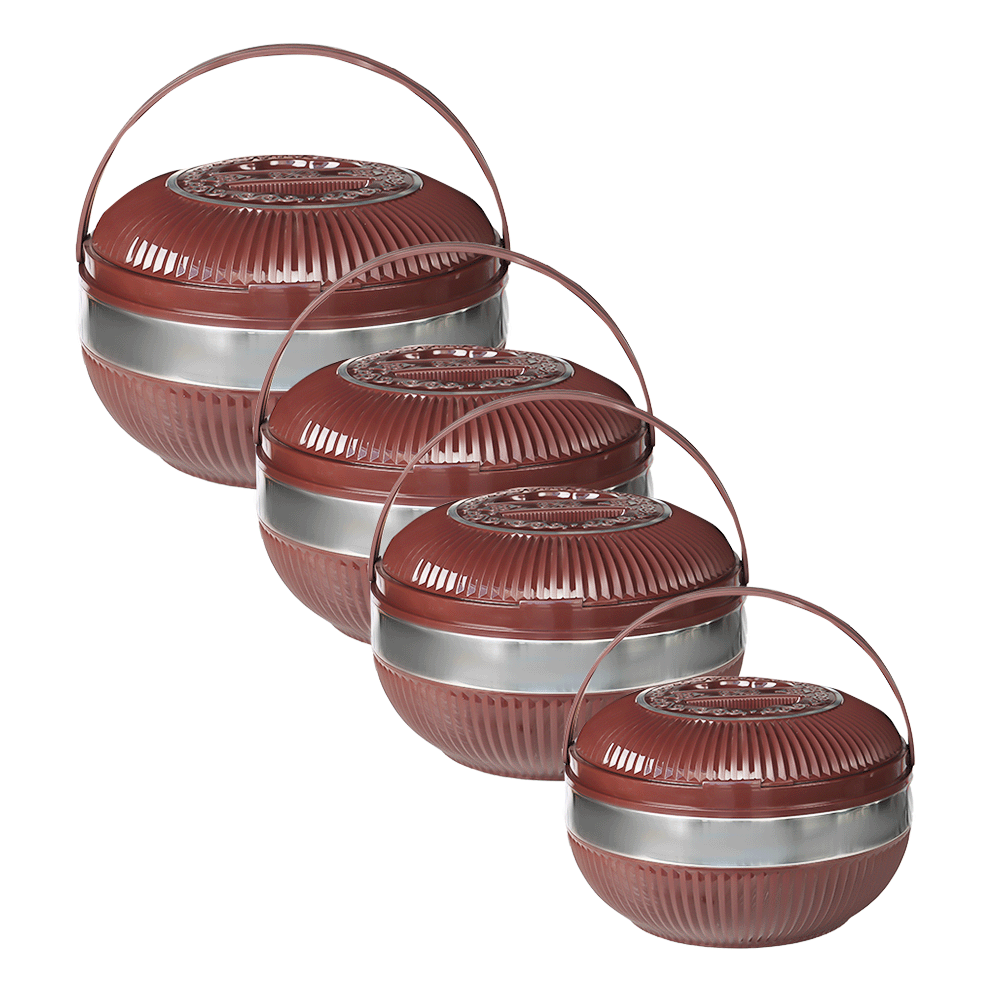 حافظة طعام بلاستيكية بتصميم أنيق - عدد 4