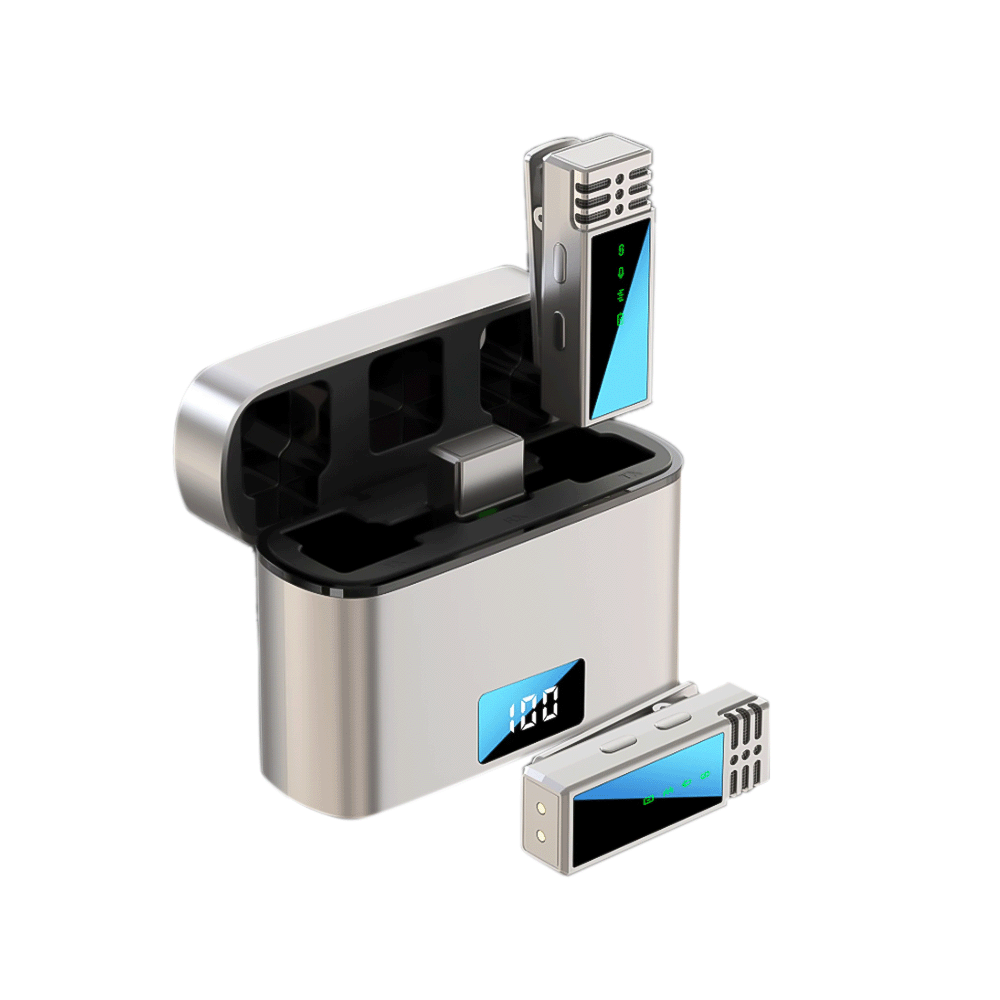 جماري ميكروفون لاسلكي 2.4G ثنائي للهاتف المحمول - موديل MW-15