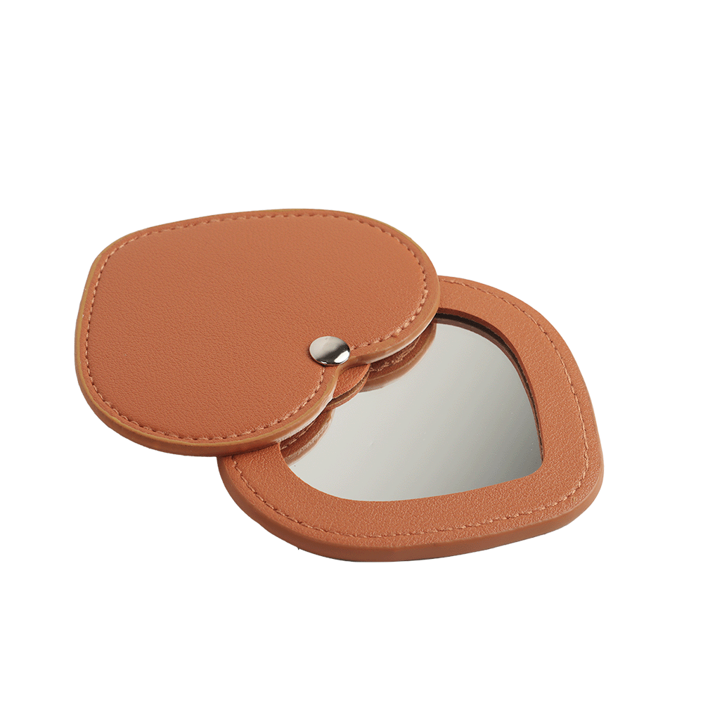 مرآة جيب قابلة للطي - شكل قلب