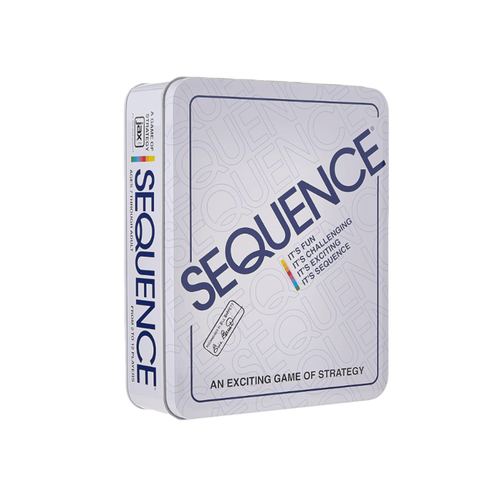 جاكس لعبة سيكوينس الاصلية مع لوح قابل للطي وبطاقات ورقائق متعددة الالوان