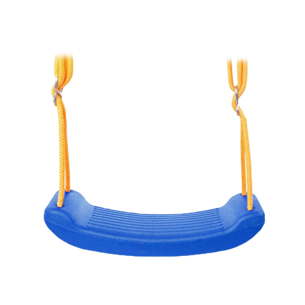 مقعد أرجوحة بلاستيكي للأطفال مع حبال