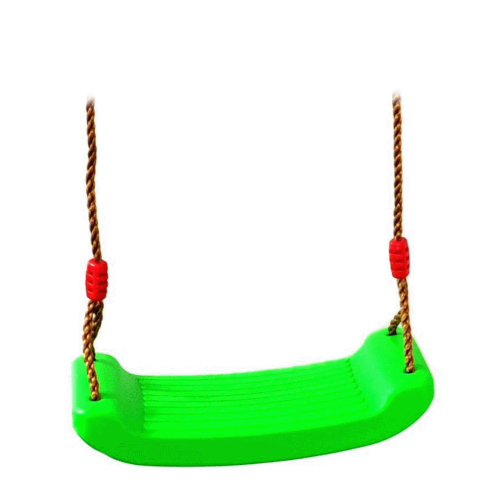 مقعد أرجوحة بلاستيكي للأطفال مع حبال