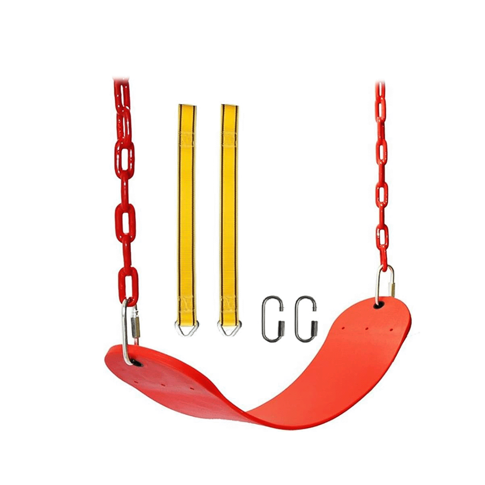 شاونهيو مقعد أرجوحة للأطفال مع سلاسل فولاذية وحبال