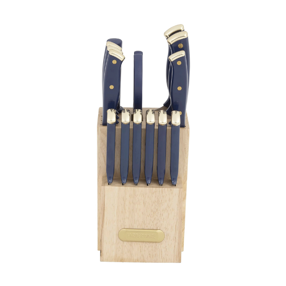 فاربروير مجموعة سكاكين متكاملة ستانلس ستيل - عدد 15 قطعة