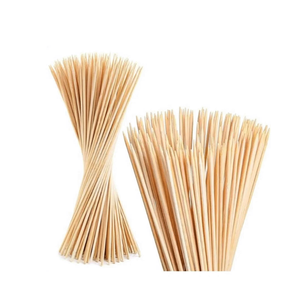 أسياخ خشبية للشواء - 100 قطعة